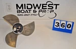 Mercury 15.25X21 Rh Hand Cleaver Stainless Propeller Solid Spline 48-68558A4. Fixed Price $299.00.