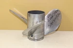 Omc Stainless Propeller Raker 394758 13-1/2 X 18 Blade Used. Fixed Price $325.00.