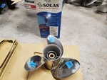 New 3/4" X 16P Solas Hr Titan Ss Propeller, 3551-148-16, Yamaha, P7101. Fixed Price $478.00.