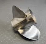 13 1/2" X 25P Quicksilver Propeller Stainless Steel Pn 48-79796 (2528). Fixed Price $150.00.