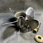 Omc Brp Johnson Evinrude 13-1/2 X 25 Pitch Stainless Steel Propeller 4-BLADE. Fixed Price $500.00.