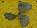 Boat Propeller Bronze Vintage 3 Blade 16 Diameter. Fixed Price $71.00.