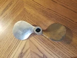 Vtg Michigan Wheel Propeller Brass Blade Boat Stamped 9L-H8 52. Fixed Price $199.00.
