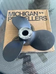 Michigan Propellers PS6 062004 Aluminum 8.75" X 9" 3-BLADE Nos. Fixed Price $100.00.