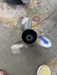 Left Hand 14" X 23P Quicksilver Laser Ss Prop, 48-16547-23, Mercury Yam, #2300. Fixed Price $230.00.