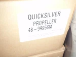 48-99956M Quicksilver Propeller. Fixed Price $55.57.