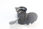 032039 Mercury Mariner 10-3/4 X 16 Aluminum Propeller 25-75 Hp 1972+ Mo Wty. Fixed Price $58.00.