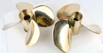 New Volvo Penta 3861113 Type T9 Nibral Twin Propeller Set For And IPS10. Fixed Price $3550.00.