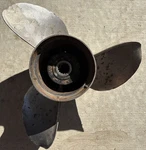 Evinrude/johnson/omc Stainless Steel 14 1/4 X 23 Pitch Propeller. Fixed Price $90.00.