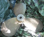 Michigan Wheel 66 X 42 Machine Pitch Propeller Left Hand 3 Blade 1/2" Bore. Fixed Price $5999.00.