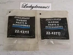 New Oem (lot Of 2) Mercury Quicksilver Connector 22-43711. Fixed Price $8.00.
