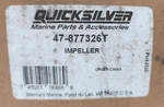 Mercury/mercruiser/quicksilver Part # 47-877326T Impeller Oem/genuine. Fixed Price $644.88.