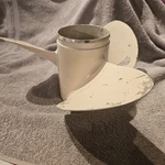 Vtg Aluminum Blade Boat Outboard Propeller 13-1/4X 17, 382764, Spline. Fixed Price $24.95.