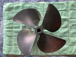 Acme 13.5 X 14.25 1578 Blade Inboard Propeller Right Hand Nibral Cupped 1/8". Fixed Price $435.00.
