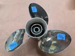 New 13 7/8" X 19P Evinrude Johnson 4 Stroke Ss Prop, 0777025, Suzuki, P11215. Fixed Price $378.00.