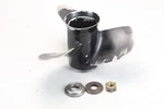 011035 Michigan Wheel 1975-2005 Rh 12-1/2 X 13 Propeller 40-75 Hp 6 Mth Hub Wty. Fixed Price $125.00.