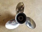 Left Hand 15.3" X 19P Quicksilver Thunderbolt Ss Prop, Flo Torq, Fits Most, #505. Fixed Price $333.00.