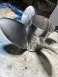 Mercury Bravo Prop 15.25-30P Lh 4 Blade. Fixed Price $450.00.