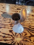 Precision Propeller/mercury 14.5X25 -m Stainless Steel 3 Blade. Fixed Price $40.00.