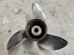 12 3/4" X 23P Omc Evinrude Johnson Stainless Prop, 384703, 13 Spline Hub, P7944. Fixed Price $170.00.