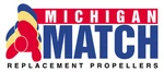 Michigan Match Propeller 232 Aluminum 14.375X19LH Aka 072043. Fixed Price $175.00.