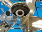 Propeller Fits Omc Stern Drive Cobra 31501731 HUB-502 4 Blade Stainless. Fixed Price $527.70.