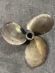 Vtg Brass Michigan Aqua Master Boat Propeller 3 Blade 15X10 1-1/4 Rh. Fixed Price $274.99.