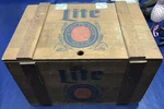 Miller Lite Beer Crate Box 18X12 Vintage Sign John Labatt Inside Wooden. Fixed Price $154.99.