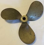 Michigan 8" X Pitch Bronze Propeller 3 Blade Rh. Fixed Price $44.99.