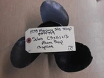 Solas C3X11.1X13 Aluminum Propeller Rh Mercury 1973 500 50HP Spline (c). Fixed Price $45.00.