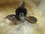 Mercury Outboard Quicksilver Laser Ii Counter Stainless Propeller. Fixed Price $250.00.