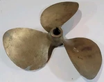 Vintage Federal Equi-poise X 14HL10 Brass Blades Propeller EF3D40106. Fixed Price $149.99.