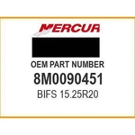 Mercury Bifs 15.25R20 8M0090451 Oem New. Fixed Price $1270.00.