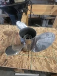 Yamaha Saltwater Series Ii 3 Blade Stainless Steel With Hub Rh Rotation Prop. Fixed Price $250.00.