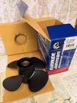 Johnson Evinrude Omc Bombardier #5008225 - Propeller Aluminum 11 X 7 Rh 4 Bld.. Fixed Price $135.00.