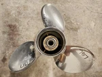 1/4" X 17P Stiletto Advantage Ss Prop, 21317 O1317, Omc Evinrude John P7917. Fixed Price $217.00.