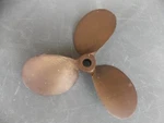 Vintage 3 Blade Brass Boat Motor Propeller Michigan AM20(?) Nautical 1/26. Fixed Price $47.75.