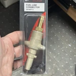 30185T3 Fuel Line Connector Tank End Bayonet Style For Older Mercury Outboard. Fixed Price $45.00.