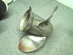 Used Omc Stainless Propeller 390822 Johnson/evinrude Left Hand 14 1/4 Dia X 21P. Fixed Price $143.69.
