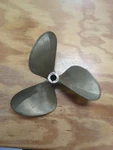 Oj 14X18 Inboard Lh Rotation Propeller With 1/8 Shaft. Fixed Price $300.00.