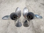 Pair Of 14 5/8" 23P Michigan Wheel Apollo Xhs Ss Props, Flo Torq P10446 P10447. Fixed Price $568.00.