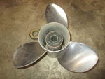 Mercury 115HP 2 Stroke Outboard Stainless Propeller (48-16988A5) 18P. Fixed Price $150.00.