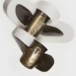 Pair -mercury X 48-29660-15 Blade Bronze Propeller For 65-135HP. Fixed Price $225.00.