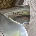 Suzuki Marine, X 16 23R Rh, Stainless Steel Propeller, Oem (small Dings). Fixed Price $200.00.