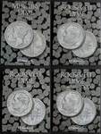 Set Of He Harris Mercury Roosevelt Dime Coin Folders Number 1-4 1916-2028 Book. Fixed Price $35.49.