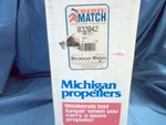 032042 Michigan Propeller Fixed Hub 11-1/8 13 3BLD Aluminum Prop, New. Fixed Price $60.00.