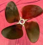 Oj Xmp 13.7 15 434 Nibral Inboard Propeller Left Hand 1/8" Bore (I34. Fixed Price $450.00.