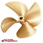 Acme 13.5 X16 Inboard Propeller Right Hand Nibral Cupped 1" Bore Blade #1492. Fixed Price $755.00.