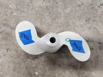 Left Hand Blade Aluminum 7 5/8" X 8P Michigan Wheel Prop, K 50, 032080, P8906. Fixed Price $35.00.