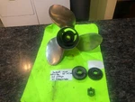 Suzuki Outboard 75HP Dt 85HP 115HP 140HP Propeller Ss Hardware 18P. Fixed Price $150.00.